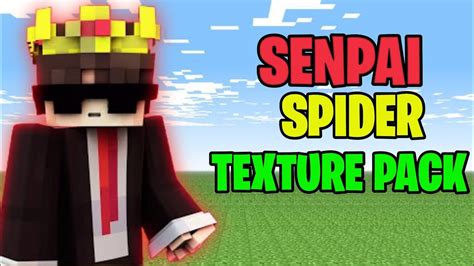 Senpai spider texture pack for mcpe  By Mr-Sling Published on 21 Nov, 2023 3